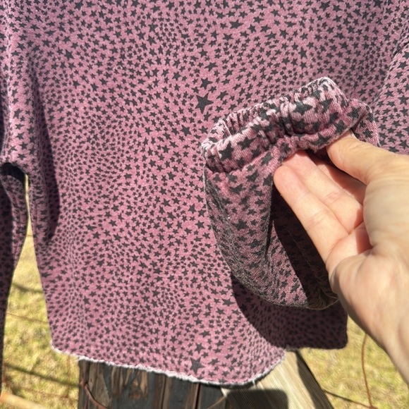 Z-Supply Cruise Stardust Star Sweatshirt Purple - Picture 10 of 11